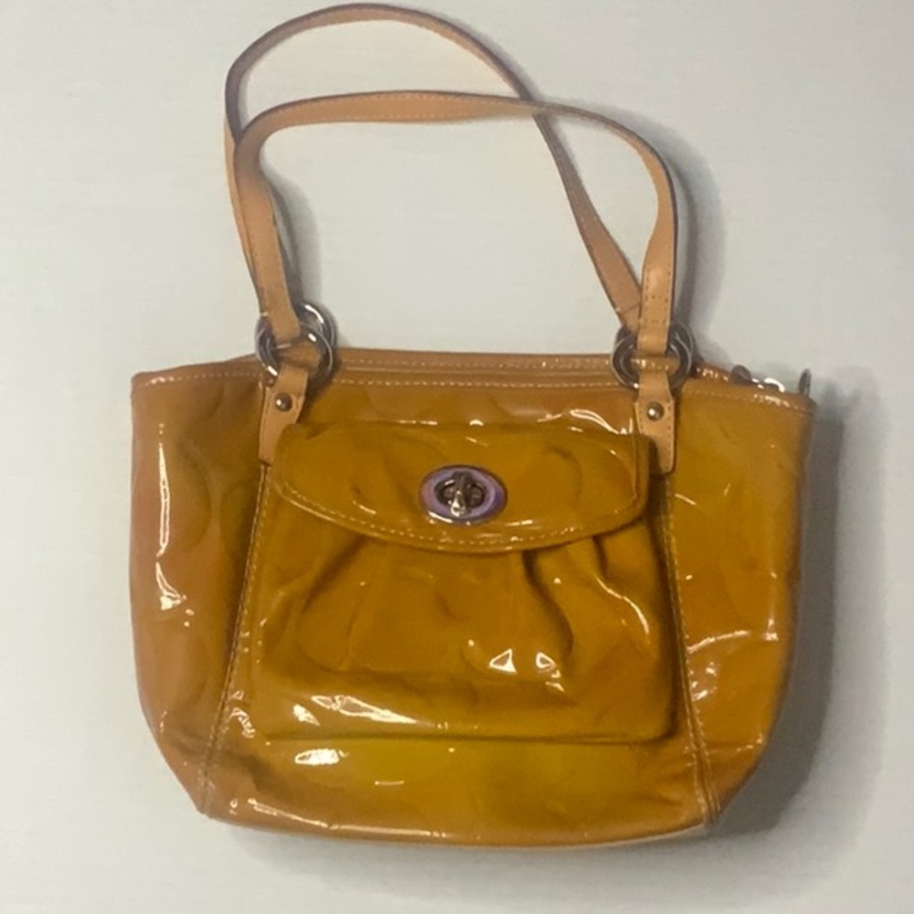 Coach Patent Leather Mini Tote